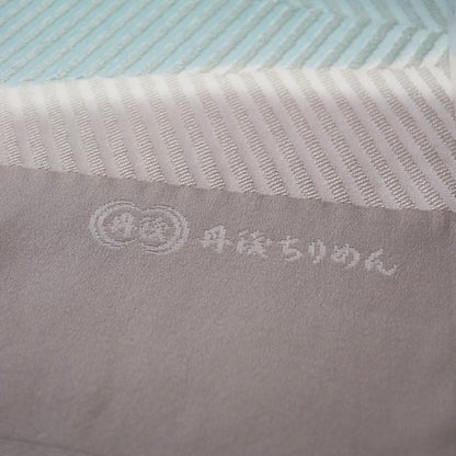 帯揚げ「斜取三色 - gry.lt-b」和小物さくら