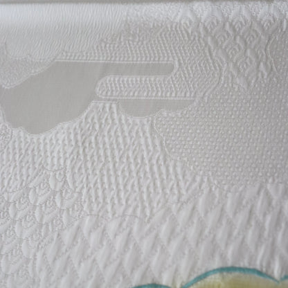 帯揚げ「雲三色暈し雲取横振刺繍 - purp-blu」和小物さくら