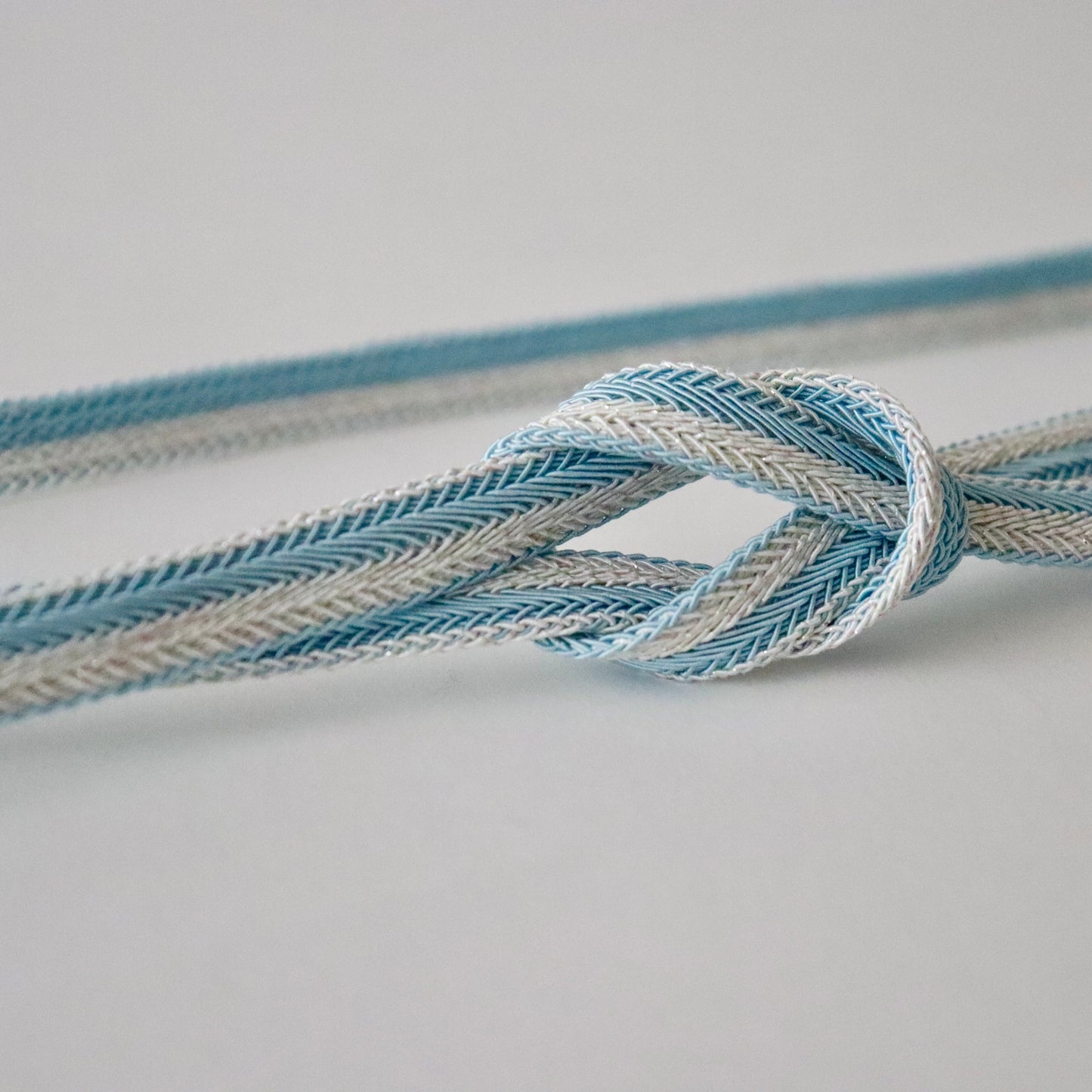 帯締め「レース双葉大和銀ちらし」和小物さくら