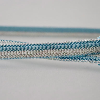 帯締め「レース双葉大和銀ちらし」和小物さくら