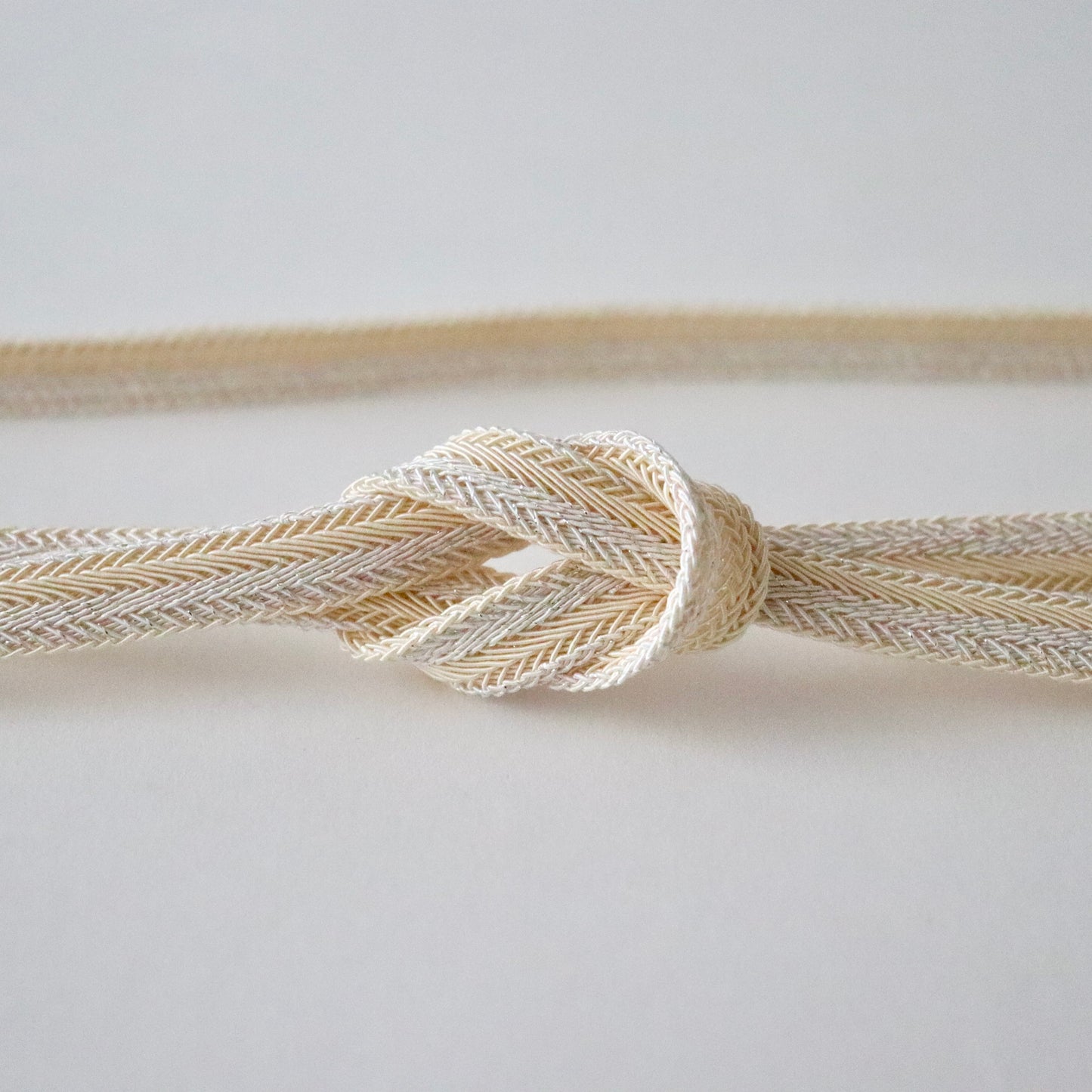 帯締め「レース双葉大和銀ちらし」和小物さくら