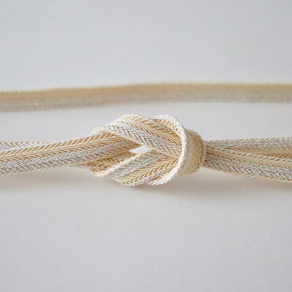 帯締め「レース双葉大和銀ちらし」和小物さくら