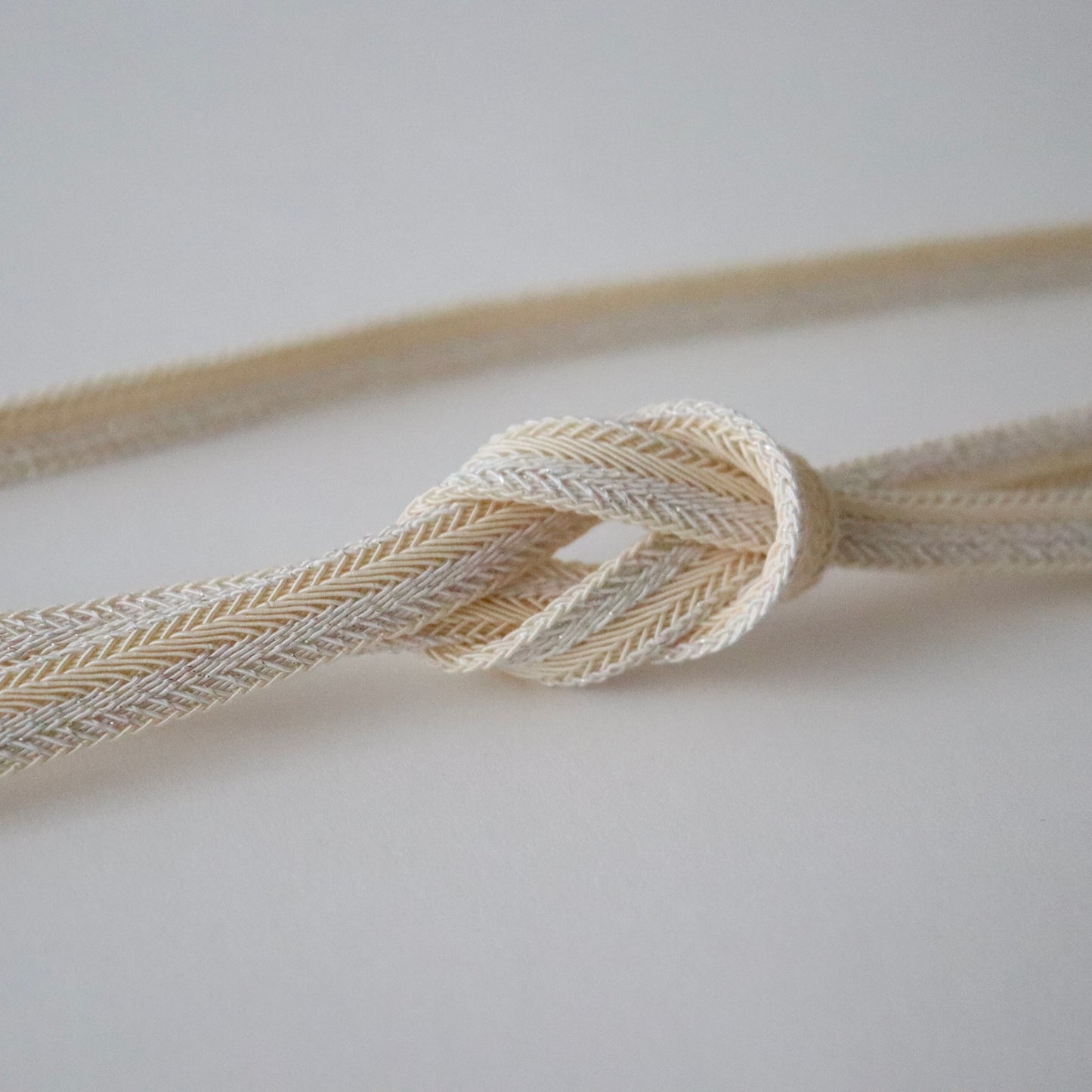 帯締め「レース双葉大和銀ちらし」和小物さくら