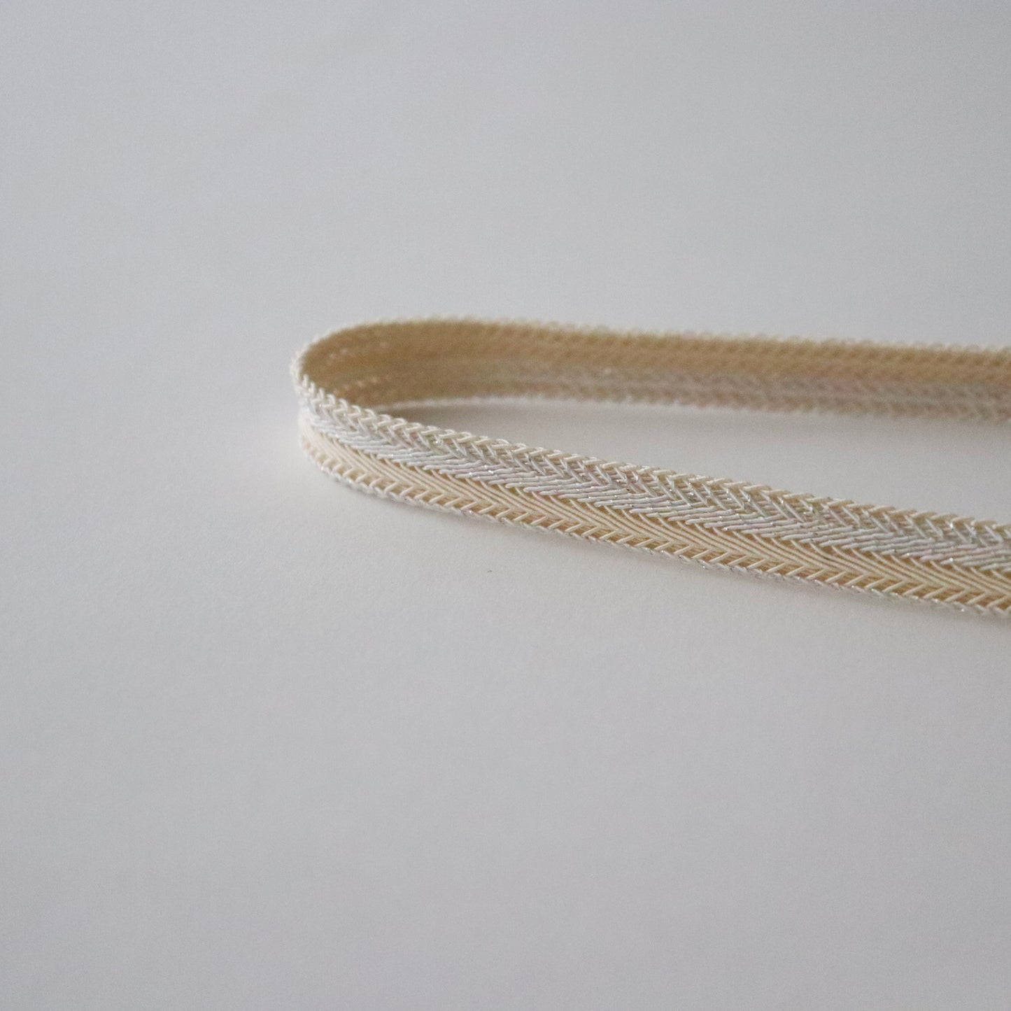 帯締め「レース双葉大和銀ちらし」和小物さくら