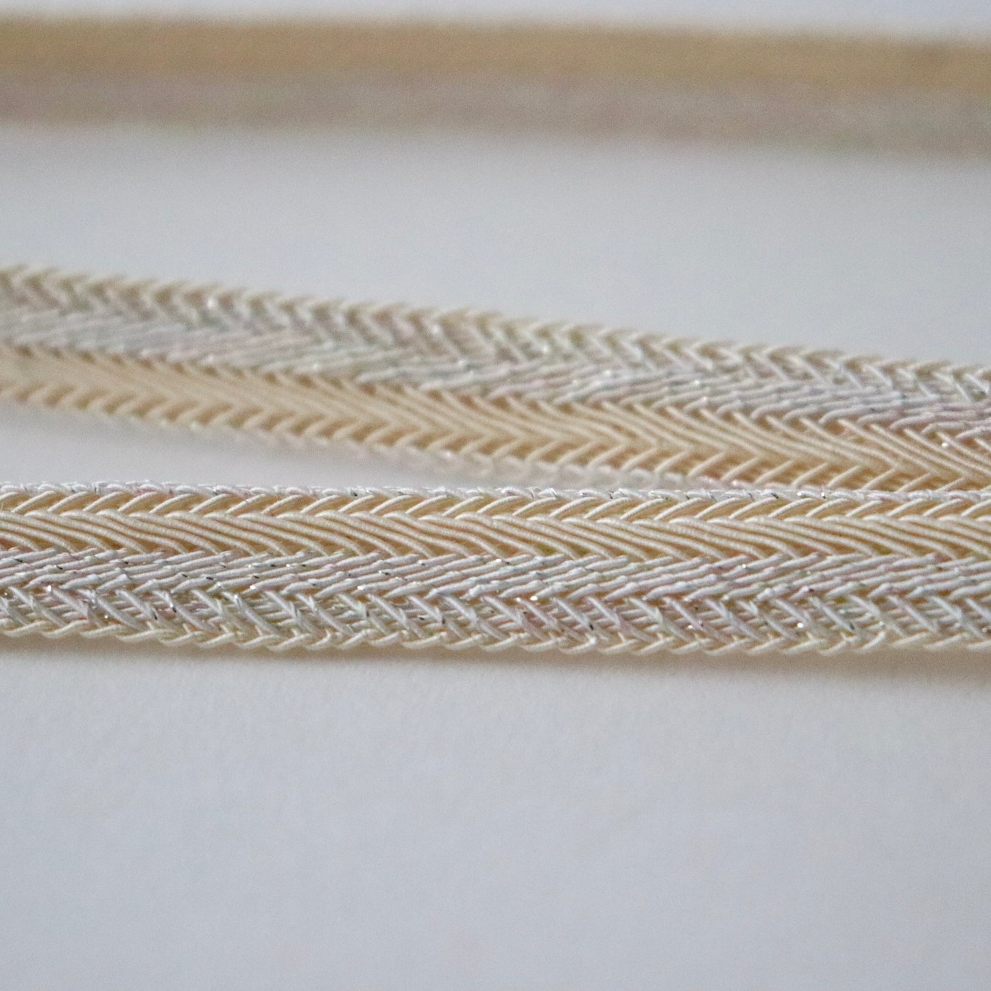 帯締め「レース双葉大和銀ちらし」和小物さくら