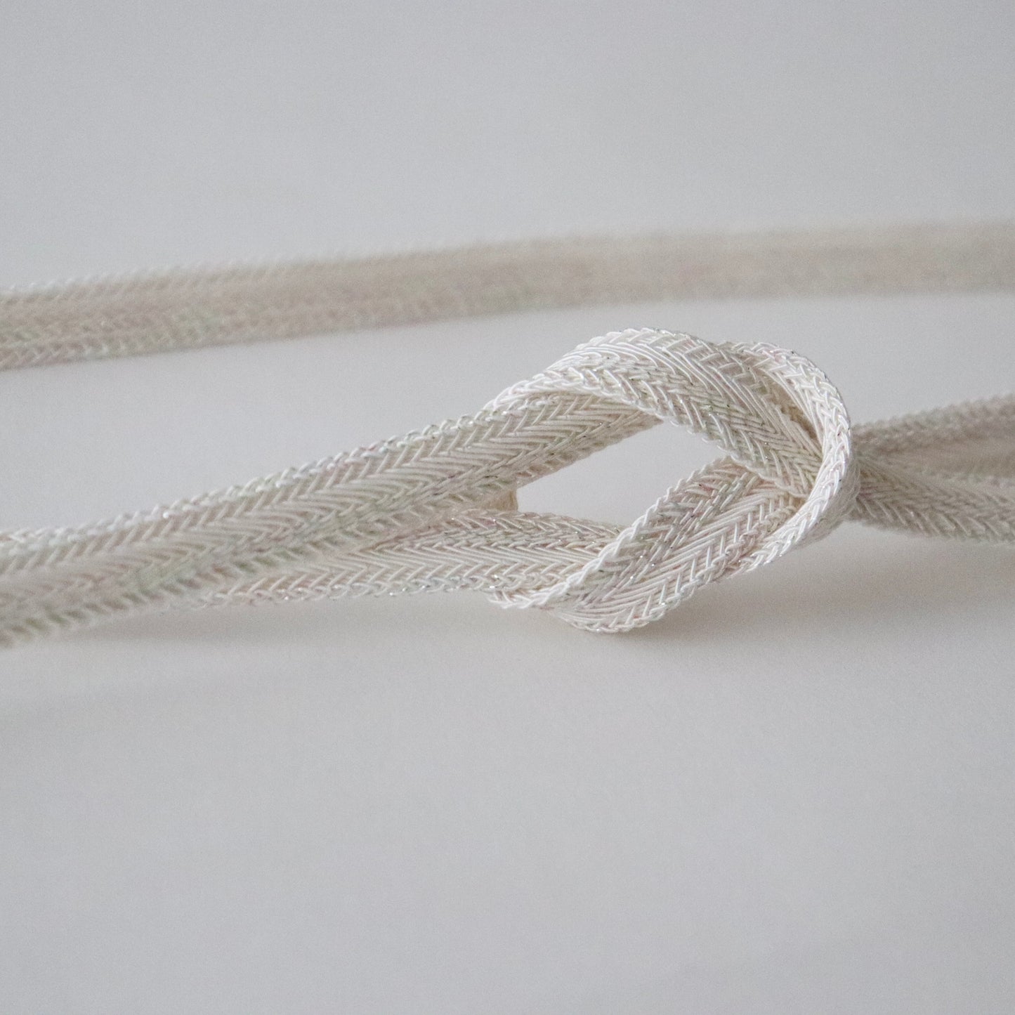 帯締め「レース双葉大和銀ちらし」和小物さくら