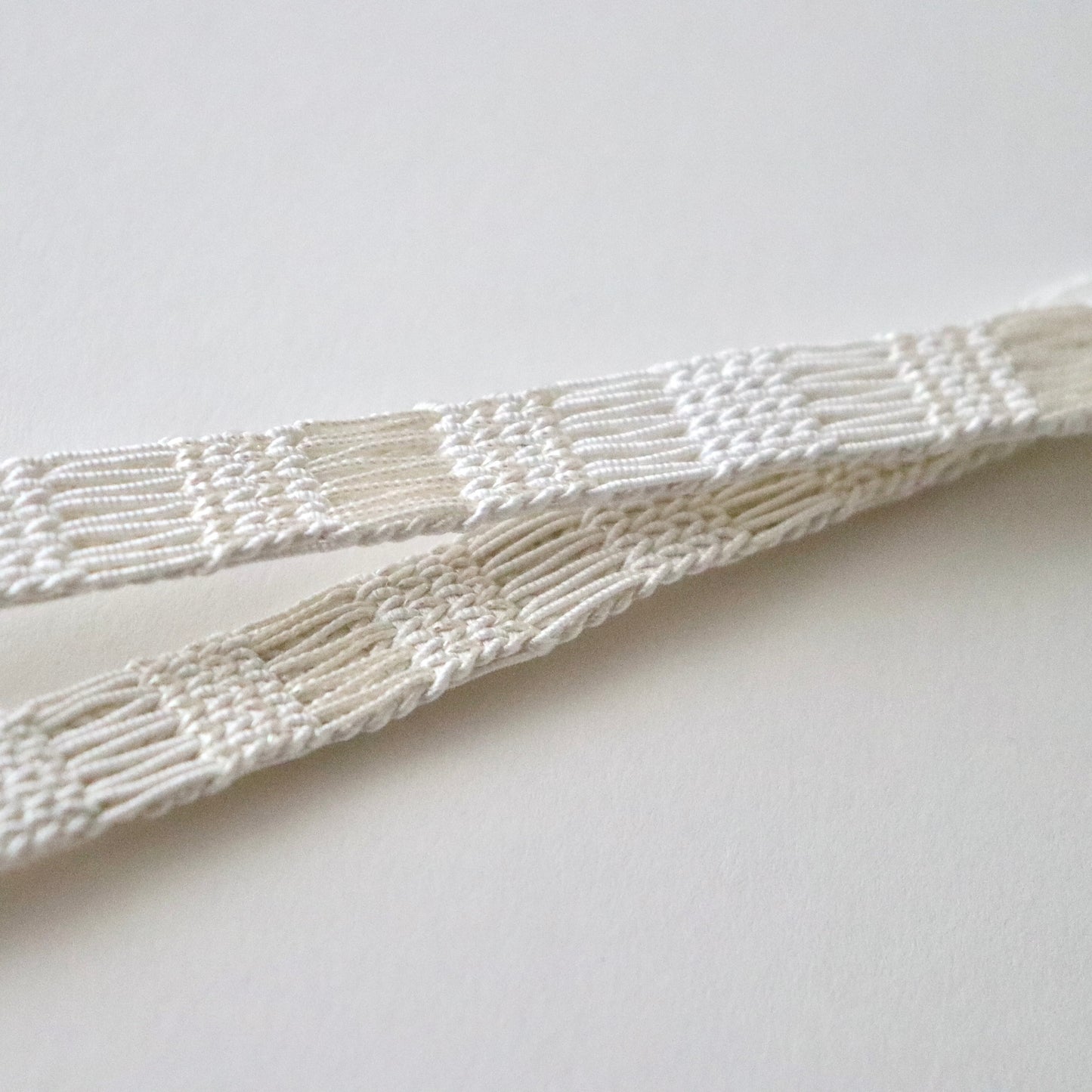 帯締め「手組みレース三段綾竹鎧」和小物さくら