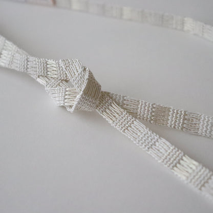 帯締め「手組みレース三段綾竹鎧」和小物さくら