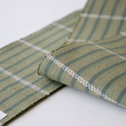 角帯「手織 木綿帯 - grn.bl」東郷織物