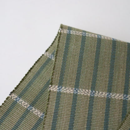 角帯「手織 木綿帯 - grn.bl」東郷織物