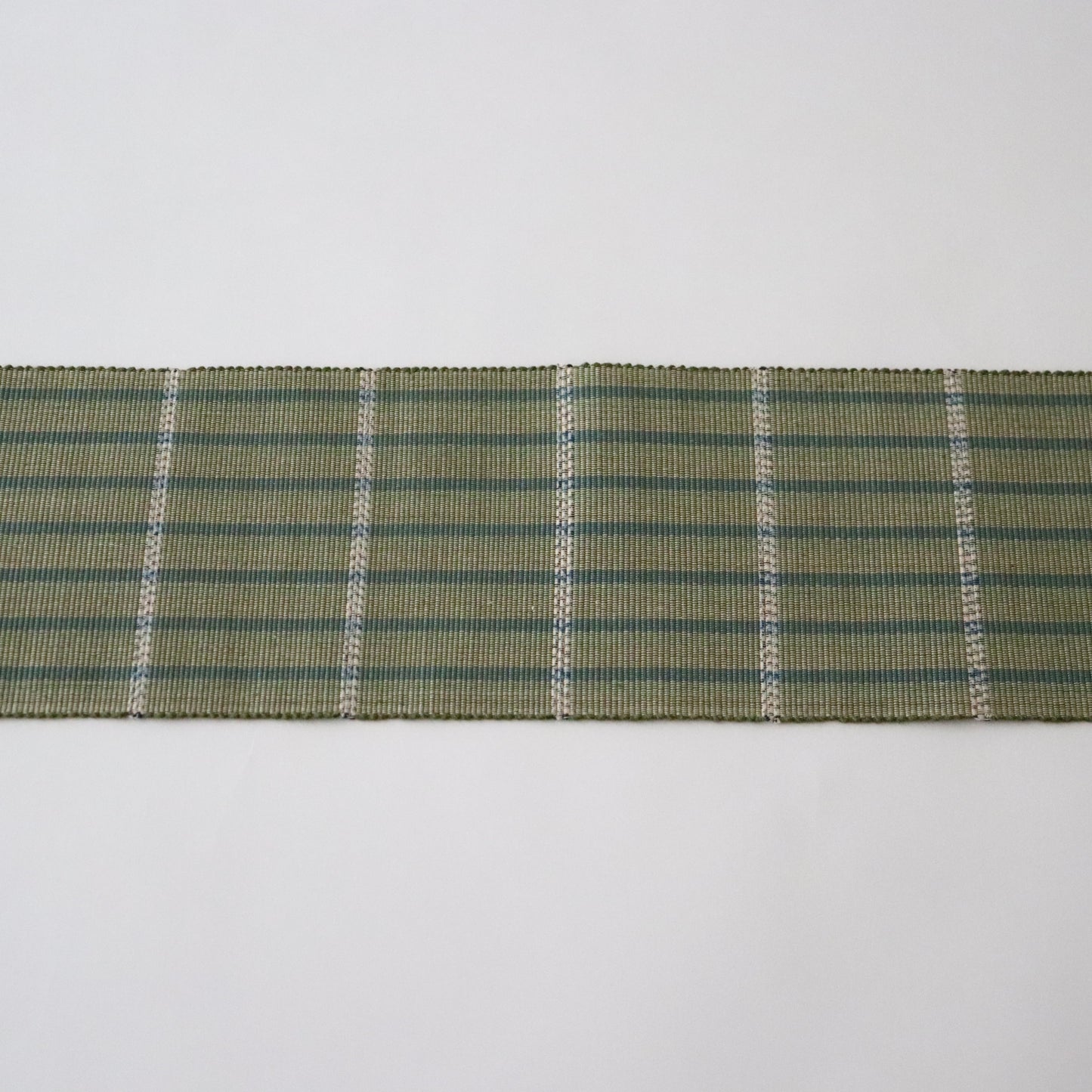 角帯「手織 木綿帯 - grn.bl」東郷織物