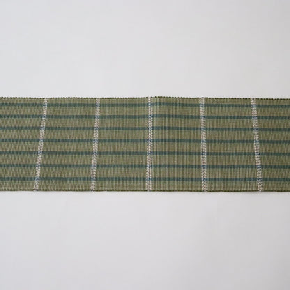角帯「手織 木綿帯 - grn.bl」東郷織物