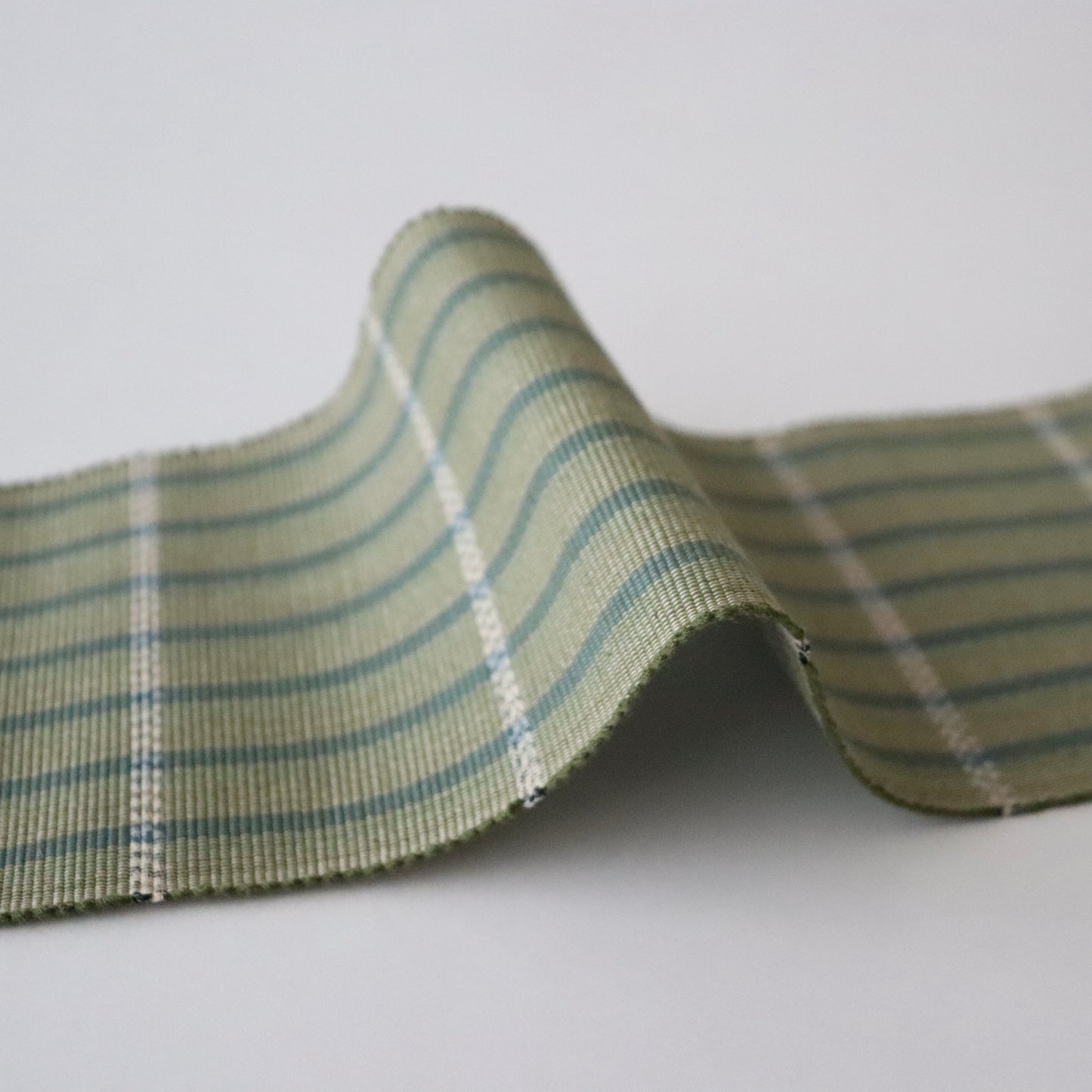 角帯「手織 木綿帯 - grn.bl」東郷織物