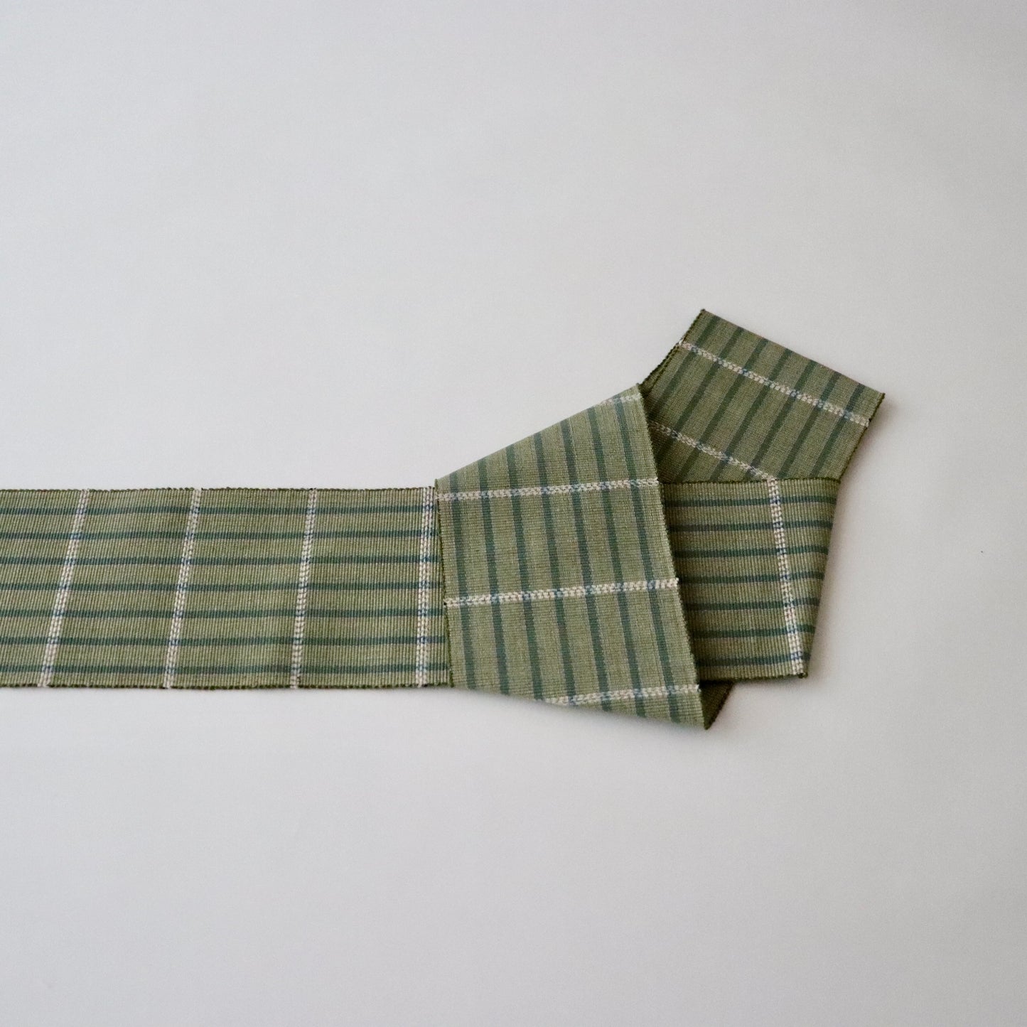 角帯「手織 木綿帯 - grn.bl」東郷織物