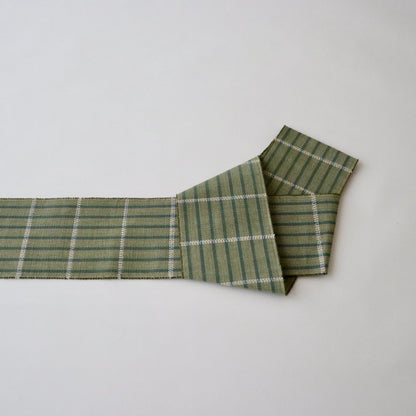 角帯「手織 木綿帯 - grn.bl」東郷織物