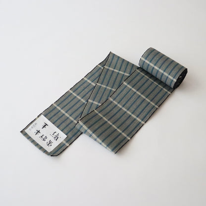 角帯「手織 木綿帯 - gry.bl」東郷織物