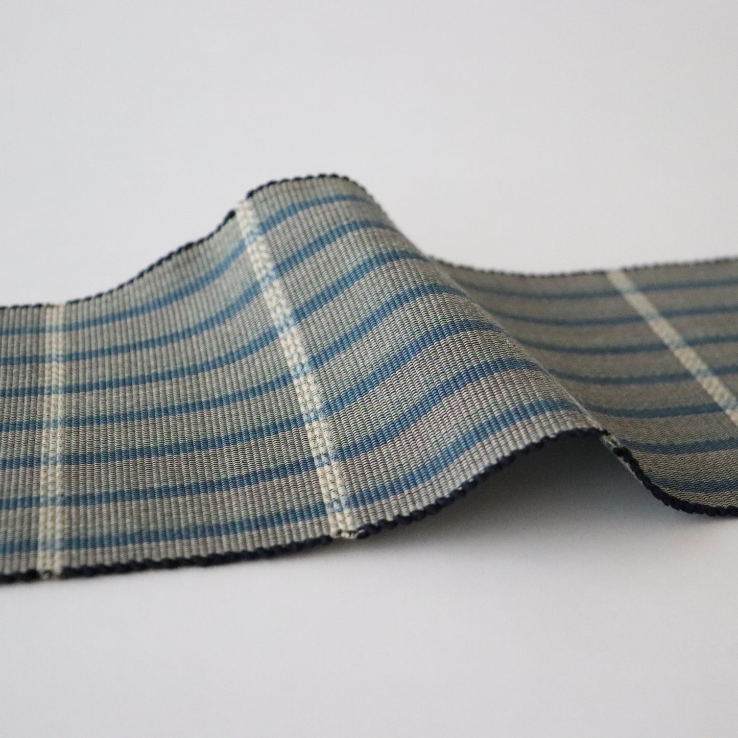 角帯「手織 木綿帯 - gry.bl」東郷織物