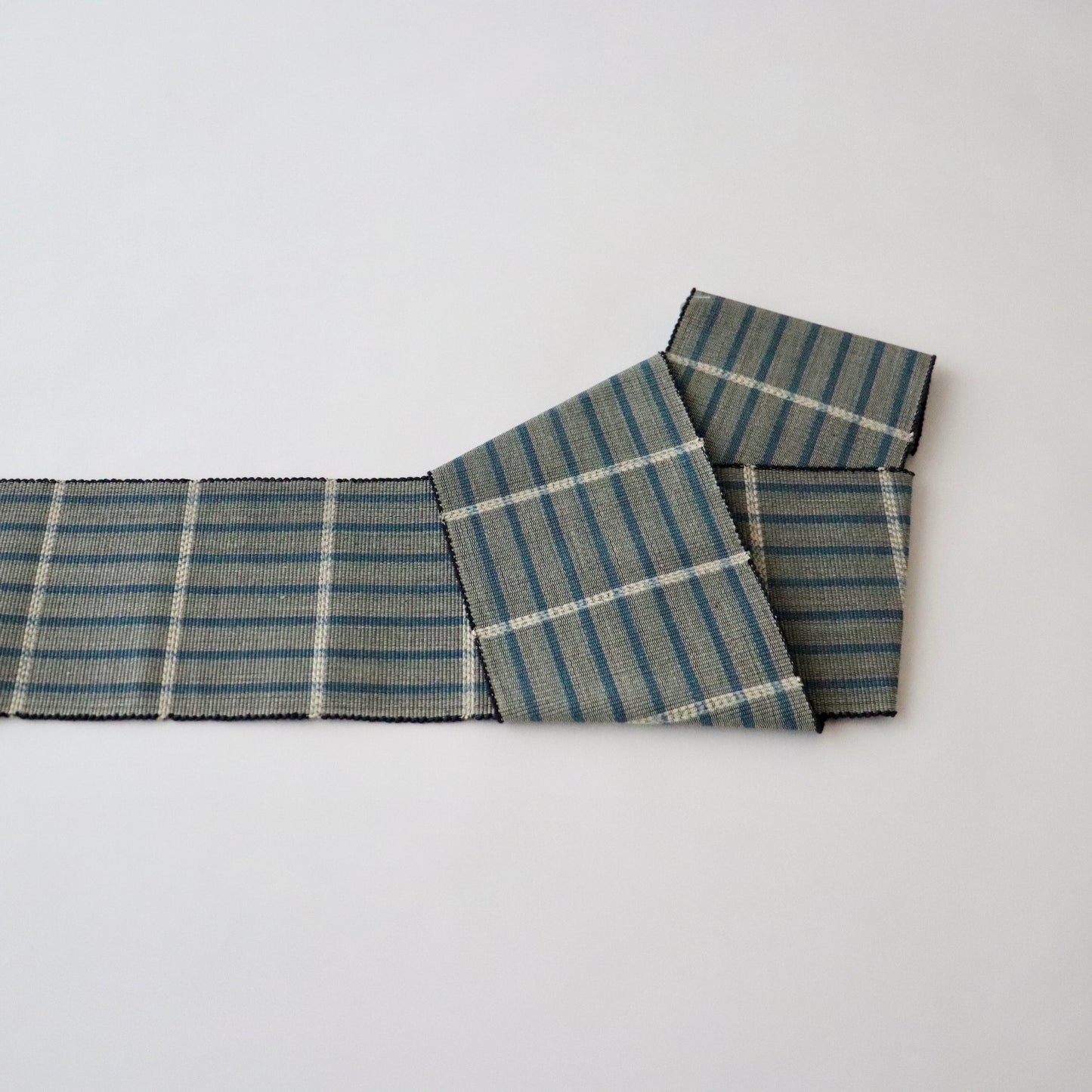 角帯「手織 木綿帯 - gry.bl」東郷織物