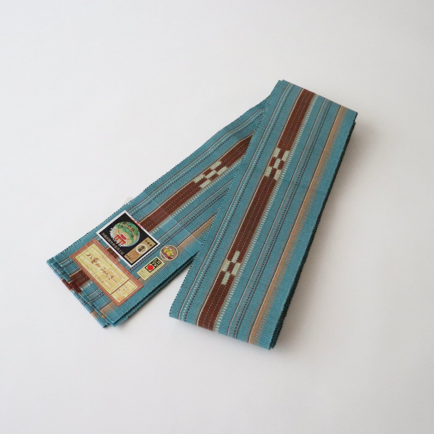 角帯「八重山ミンサー - blu.brw」