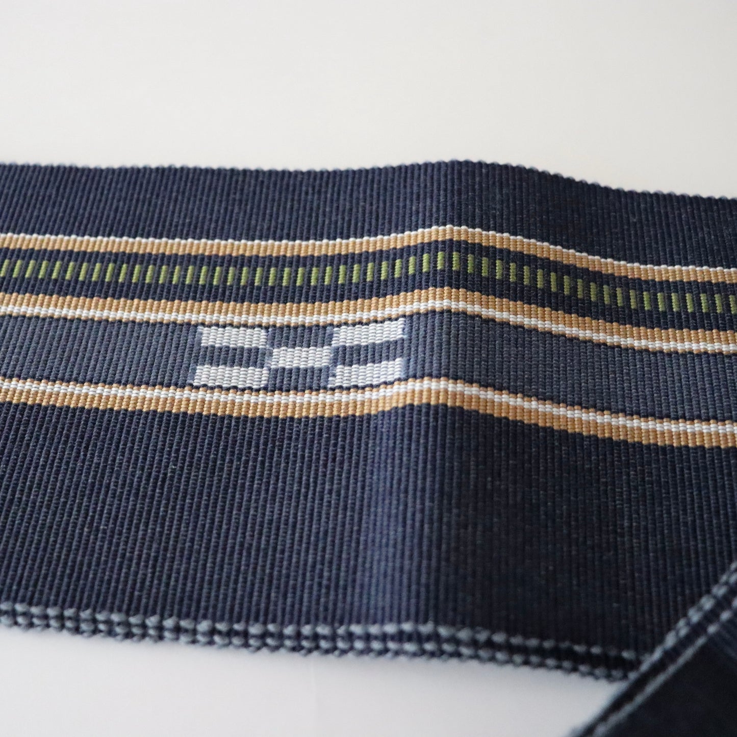 角帯「八重山ミンサー - nvy」