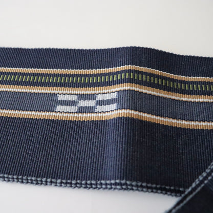 角帯「八重山ミンサー - nvy」