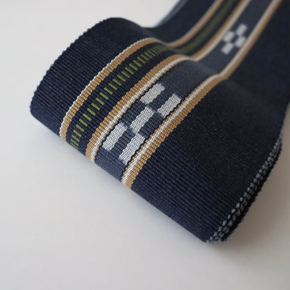 角帯「八重山ミンサー - nvy」