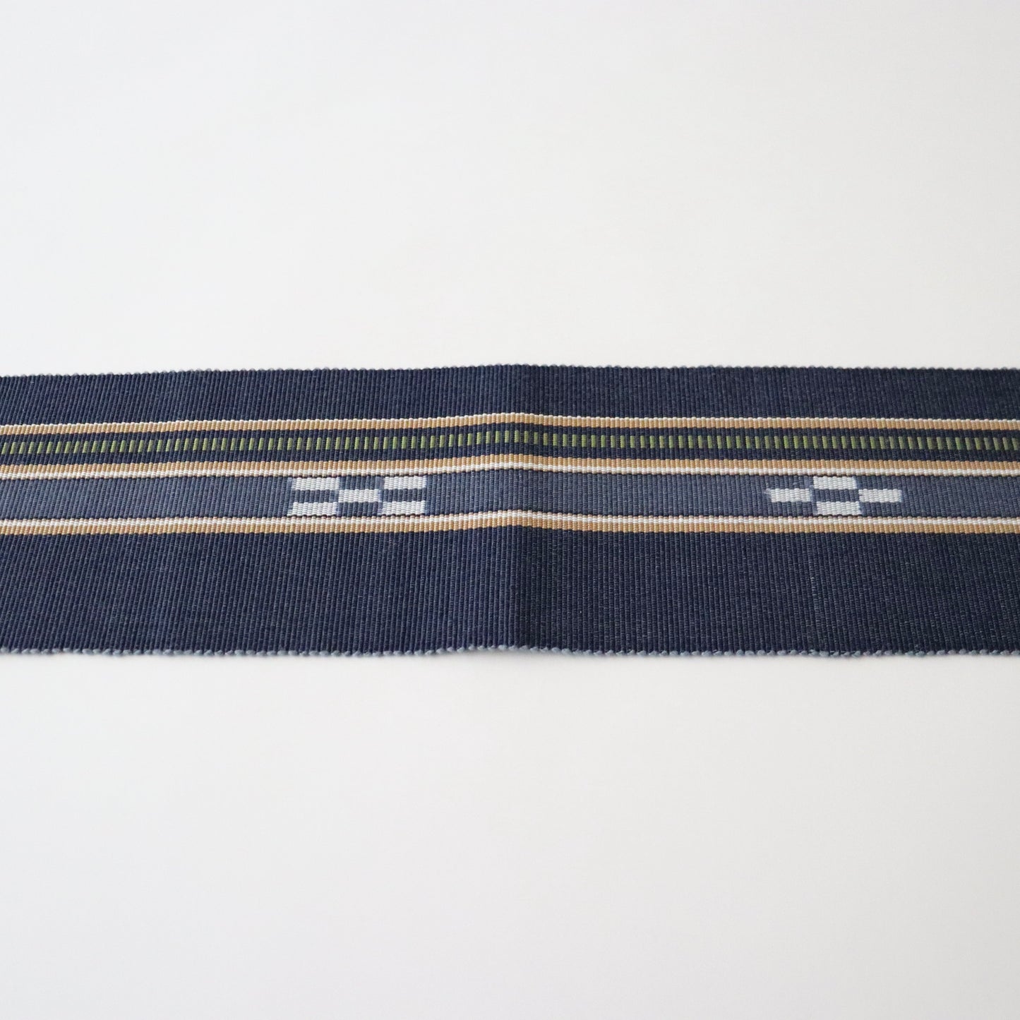 角帯「八重山ミンサー - nvy」