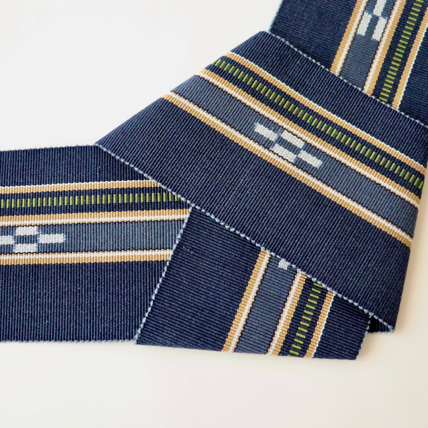 角帯「八重山ミンサー - nvy」