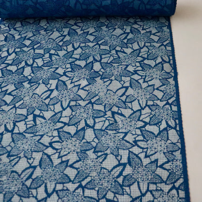 正藍絹紅梅「江戸長板 - 紫陽花」衣草紙