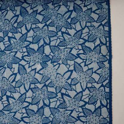 正藍絹紅梅「江戸長板 - 紫陽花」衣草紙