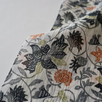 近江ちぢみ「型染 - 更紗多色」衣草紙