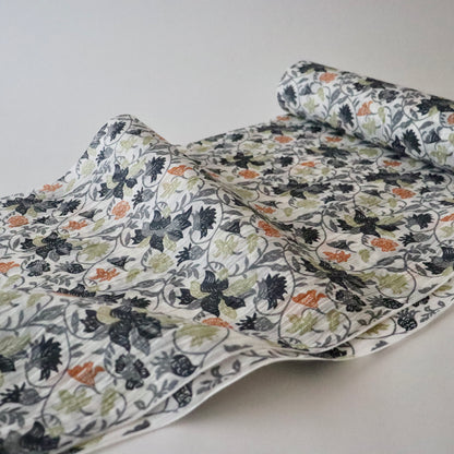 近江ちぢみ「型染 - 更紗多色」衣草紙