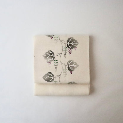 九寸名古屋帯 / 夏「葡萄立付」フジモト