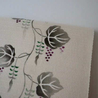 九寸名古屋帯 / 夏「葡萄立付」フジモト