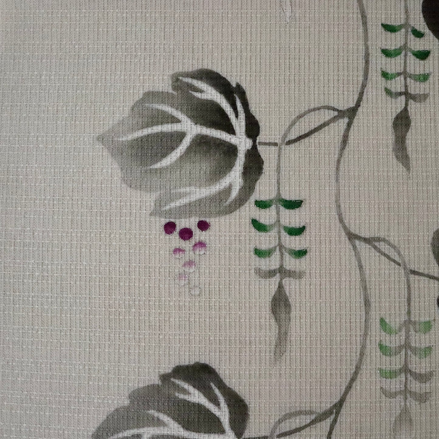 九寸名古屋帯 / 夏「葡萄立付」フジモト