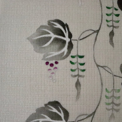 九寸名古屋帯 / 夏「葡萄立付」フジモト