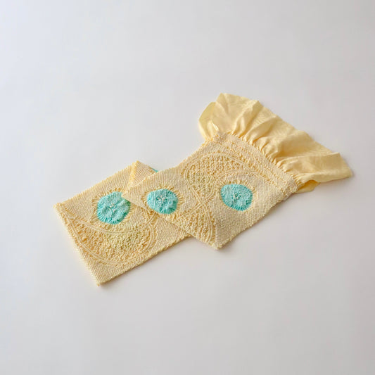 絞染め帯揚げ「更紗梅 - lt.y」和小物さくら