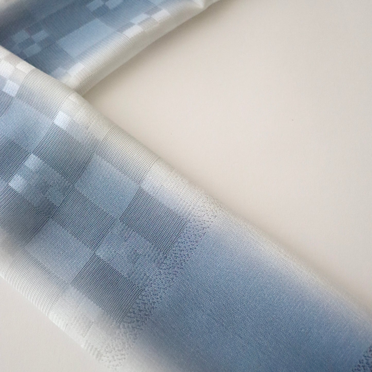 帯揚げ「紋紗市松地紋立暈し-wh/bl/gy」和小物さくら