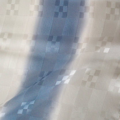 帯揚げ「紋紗市松地紋立暈し-wh/bl/gy」和小物さくら