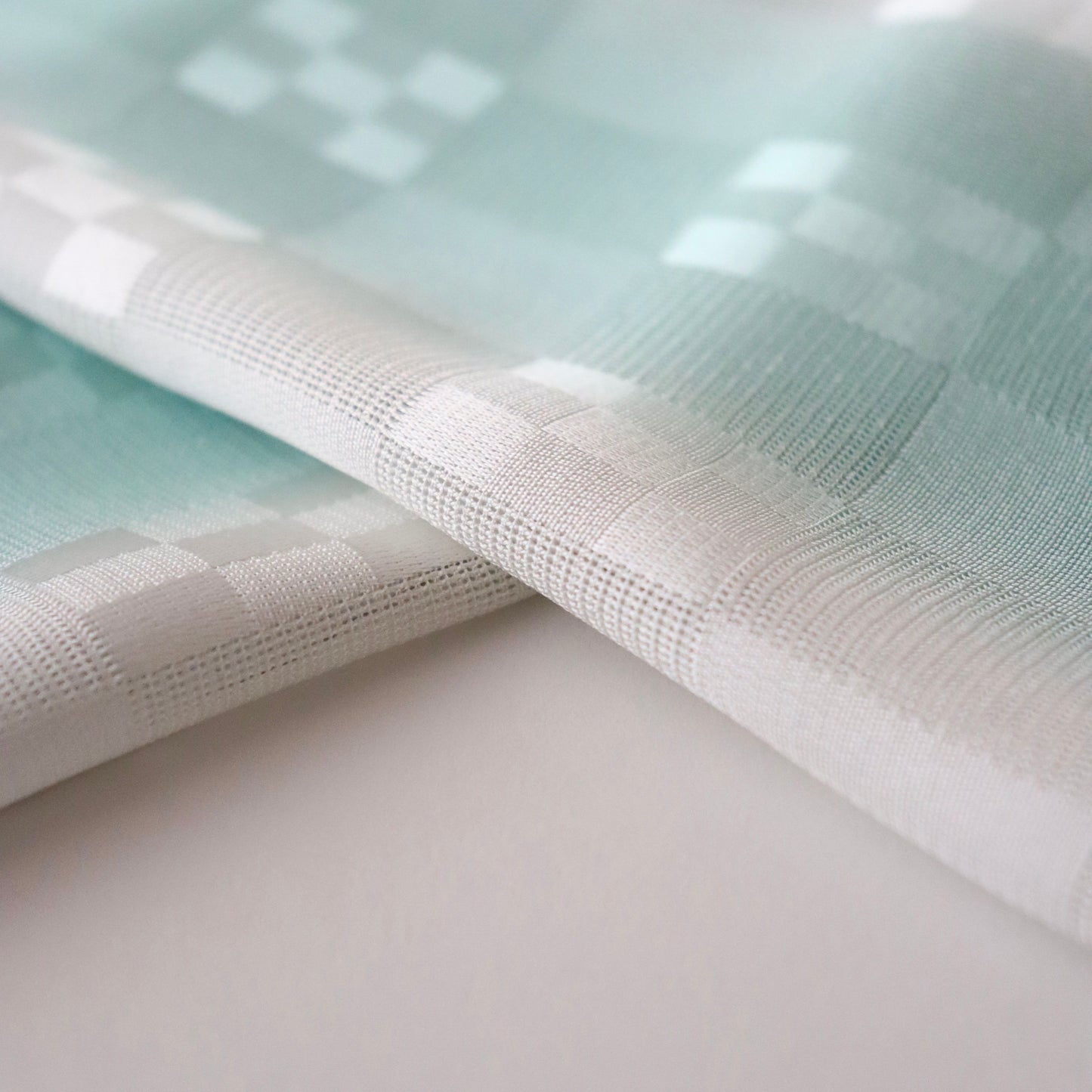 帯揚げ「紋紗市松地紋立暈し-wh/gr/gy」和小物さくら