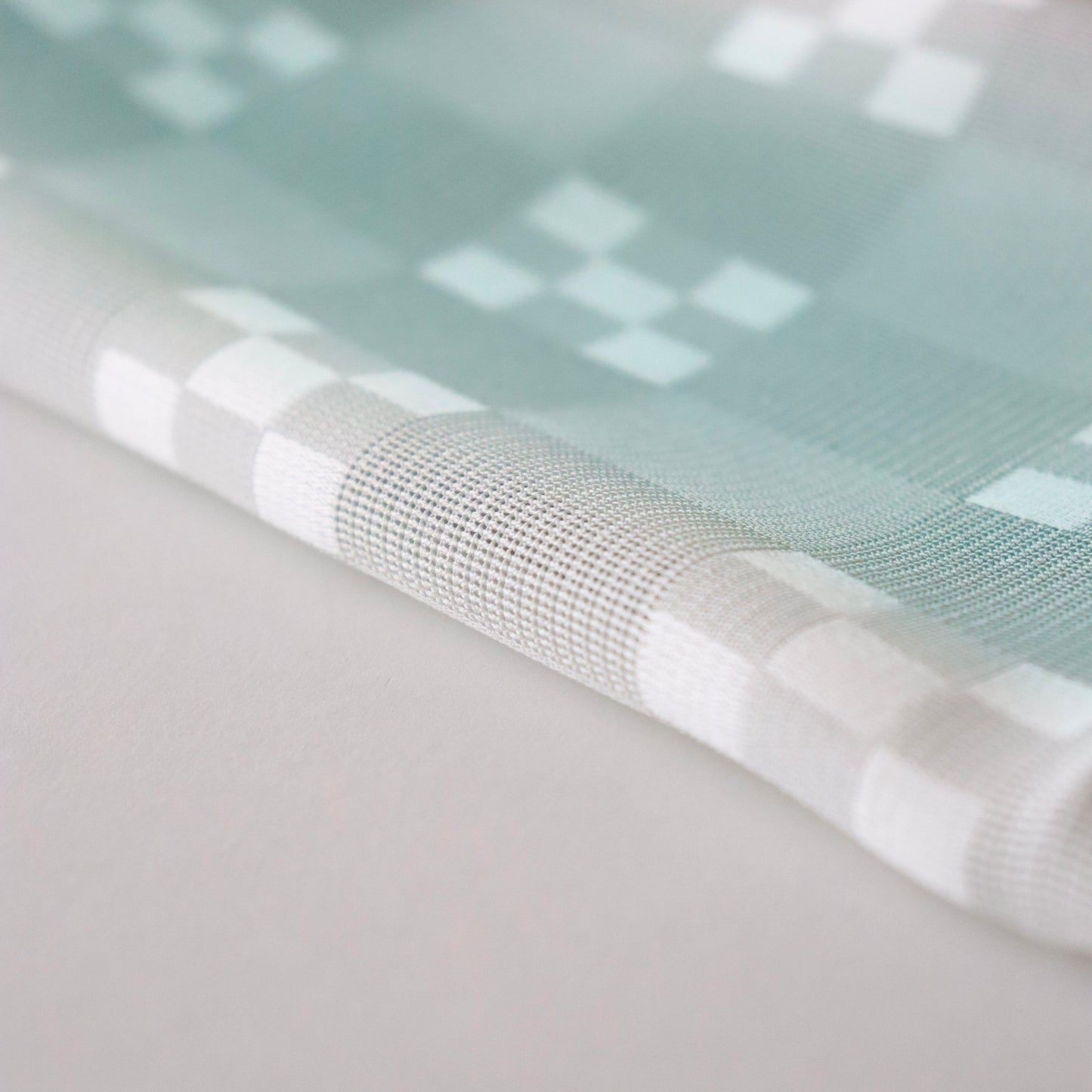 帯揚げ「紋紗市松地紋立暈し-wh/gr/gy」和小物さくら