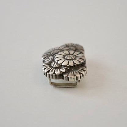 帯留「向日葵」大原商店