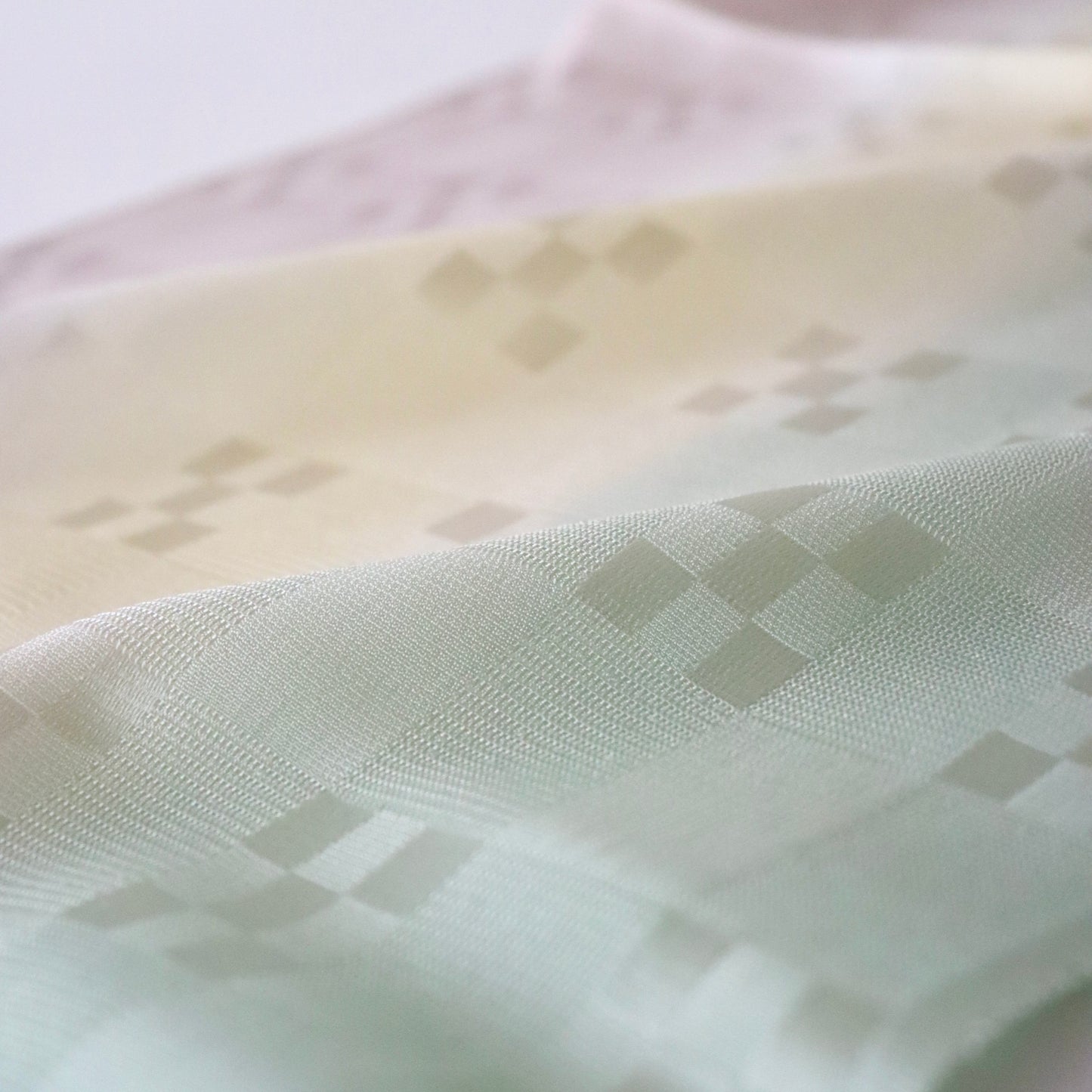 帯揚げ「紋紗市松地紋立暈し-pu/yr/gr」和小物さくら