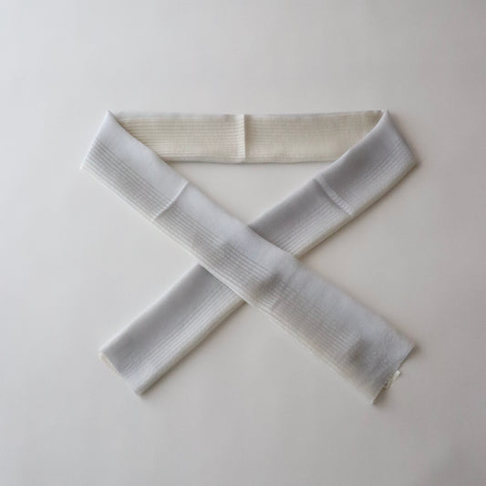 帯揚げ「縮緬縞パール半々三色暈し-wh/gr/ye」和小物さくら