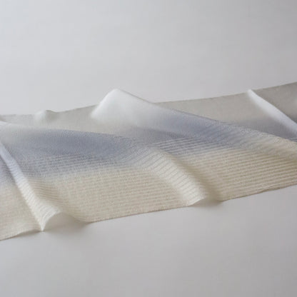 帯揚げ「縮緬縞パール半々三色暈し-wh/gr/ye」和小物さくら