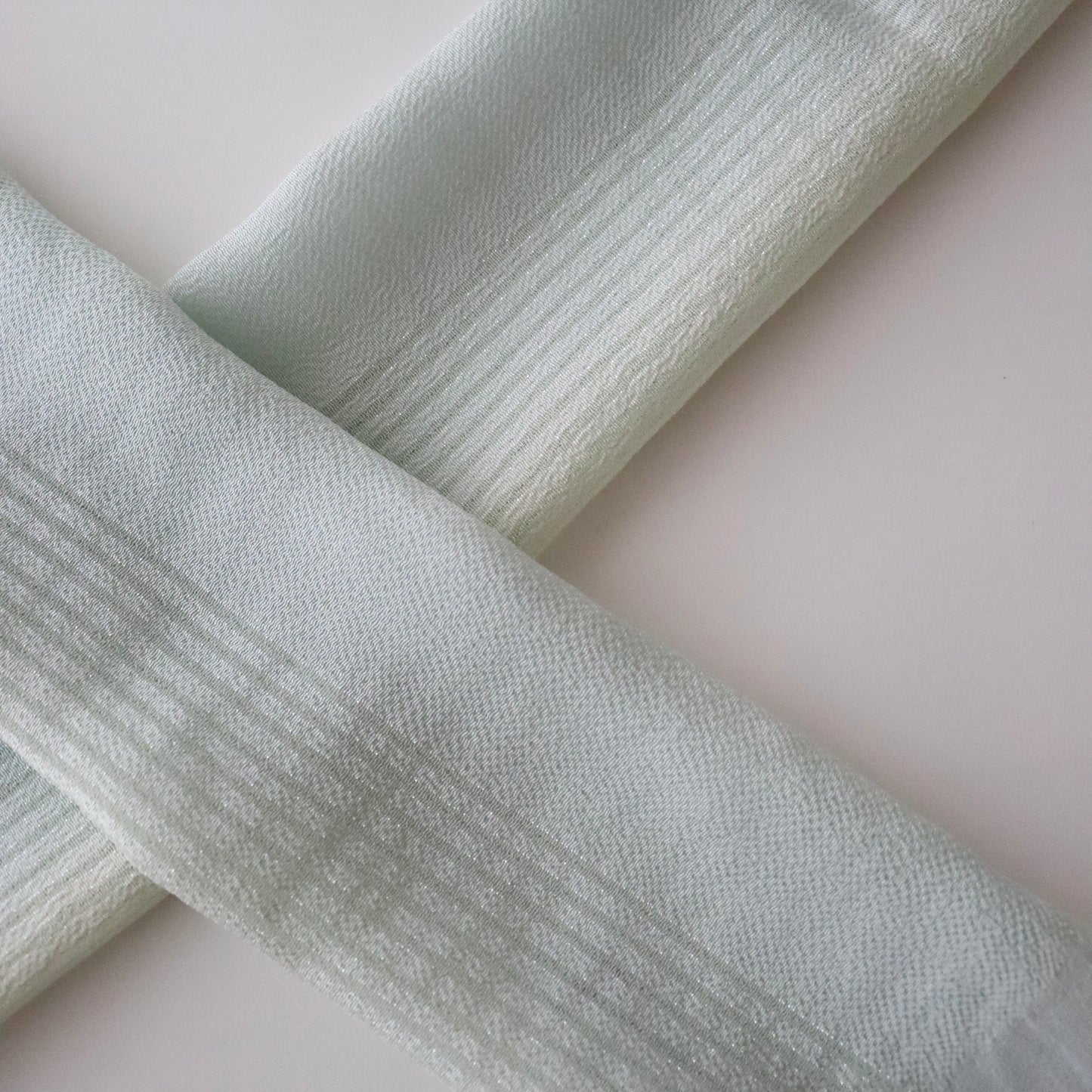 帯揚げ「縮緬縞パール半々三色暈し-gr/bl/ye」和小物さくら