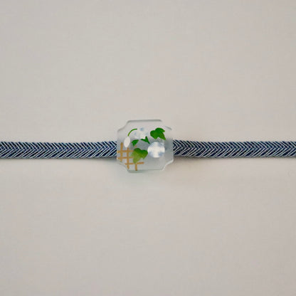 帯留「朝顔」大原商店