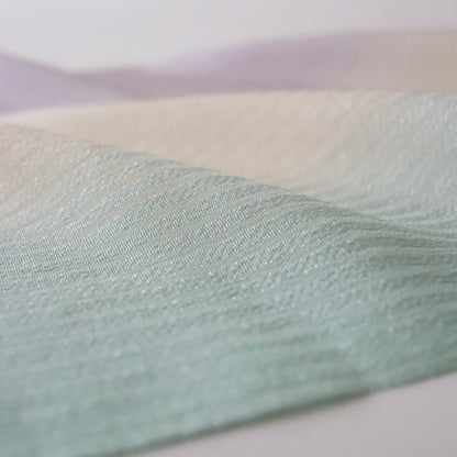 帯揚げ「縮緬縞パール半々三色暈し-pu/ye/gr」和小物さくら