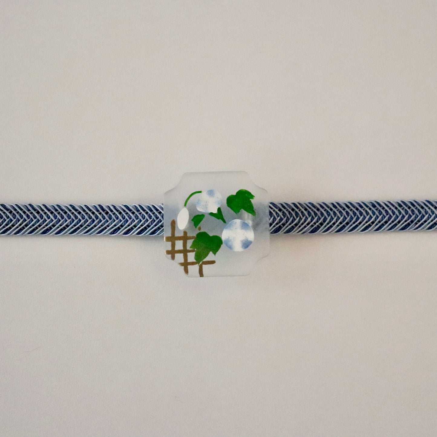 帯留「朝顔」大原商店