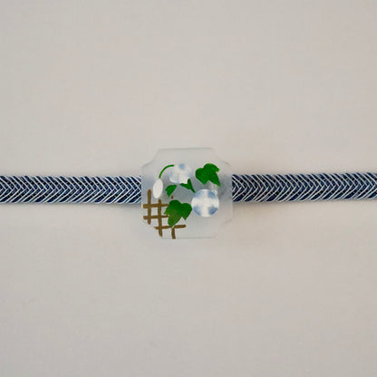 帯留「朝顔」大原商店